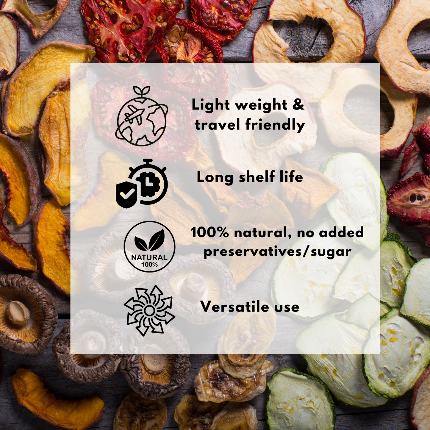 Snackkfit Dehydrated Mixed Berries – 100% Natural | No Added Sugar | Rich in Antioxidants
