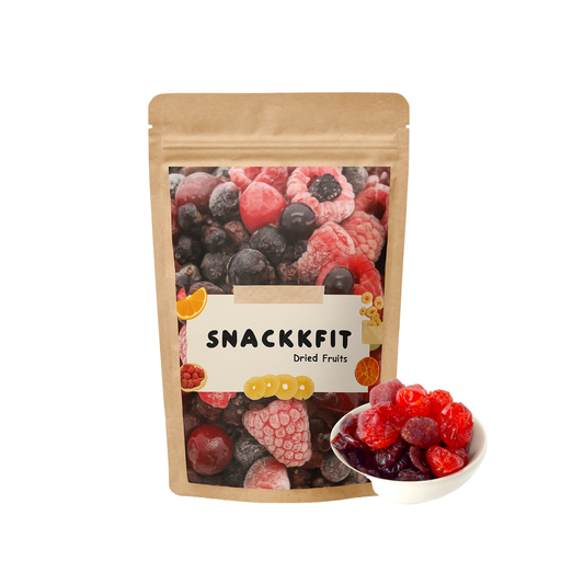 Snackkfit Dehydrated Mixed Berries – 100% Natural | No Added Sugar | Rich in Antioxidants