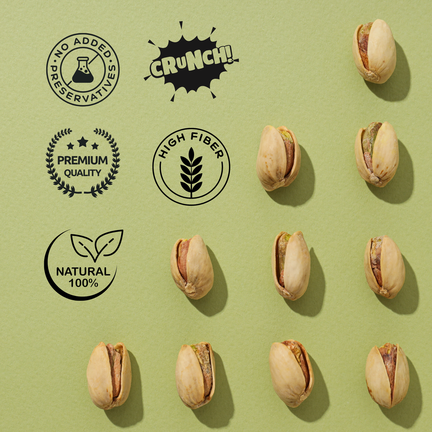 Snackkfit Roasted & Salted Pistachios | Crunchy Pista 200g | Rich in Protein, Phosphorus & Fiber | Premium Healthy Snack & Nutritious Dry Fruit