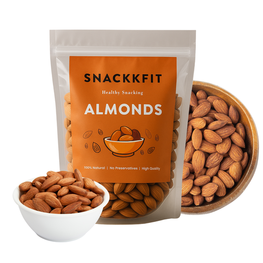 Snackkfit Premium California Almonds – Healthy Protein-Rich Nuts